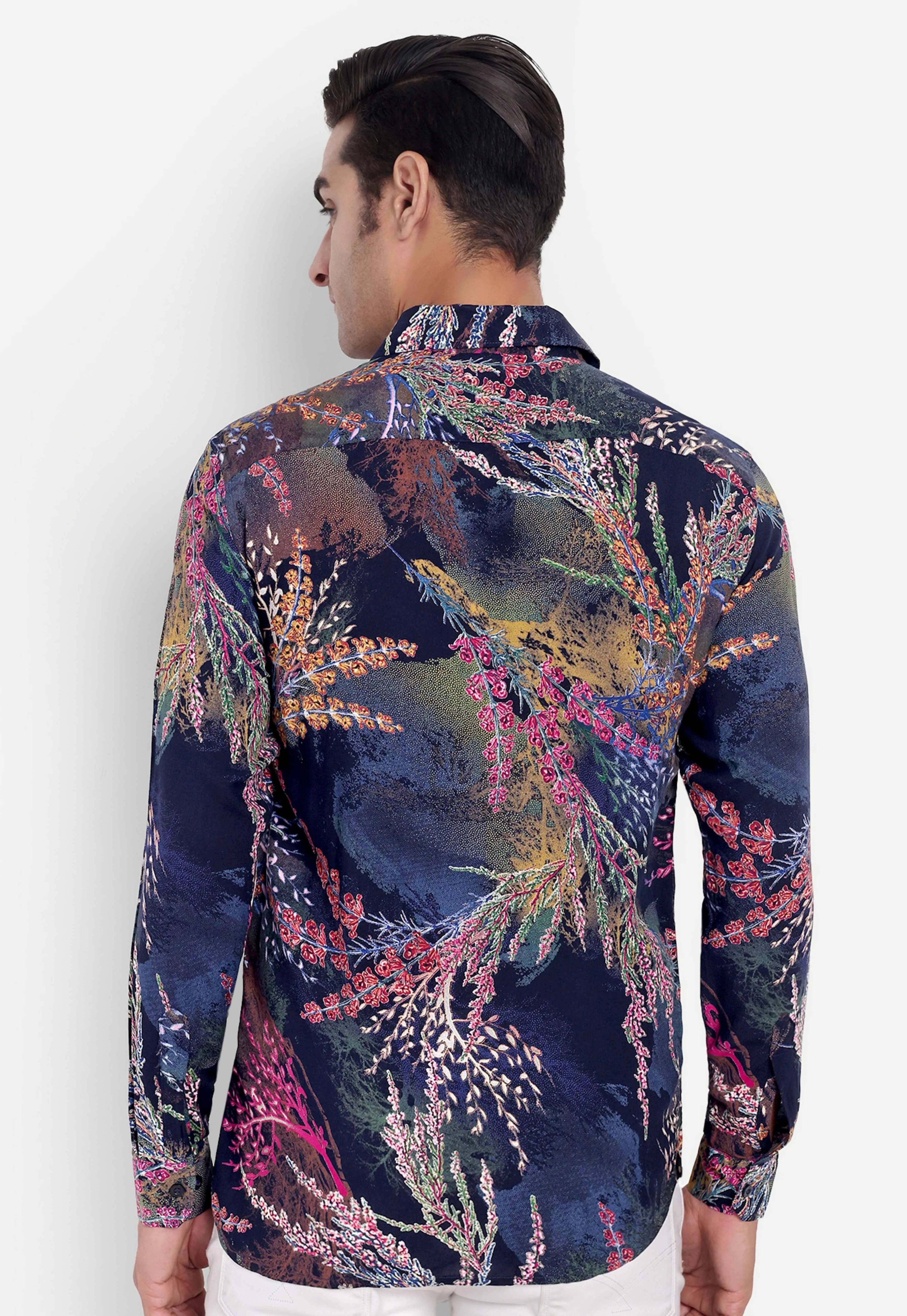 Cosmic Bloom Full Sleeve Shirt